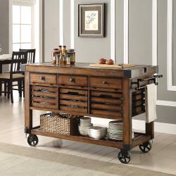 Kitchen Island & Serving Cart