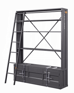 Cargo Bookcase W/Ladder
