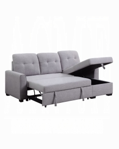 Amboise Reversible Sectional Sofa W/Sleeper & Storage