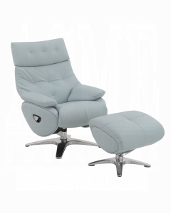 Janella MOTION ACCENT CHAIR W/SWIVEL & OTTOMAN