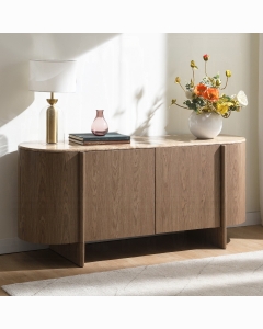 Markku Console Table w/Natural Marble