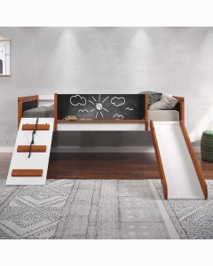 Aurea Twin Loft Bed W/Slide