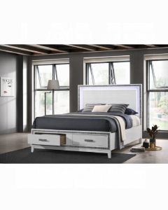 Haiden Full Bed W/Led & Storage