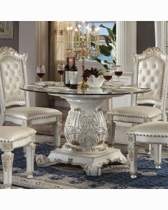 Vendome Round Dining Table W/Pedestal Base