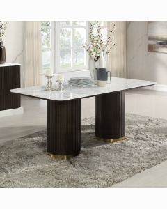 Clayten Dining Table w/Marble Top