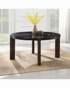 Estella Round Dining Table w/Marble Top