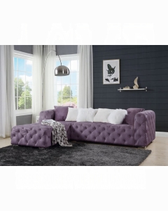 Qokmis Sectional Sofa W/6 Pillows