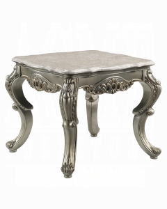 Miliani End Table W/Marble Top