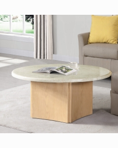 Qwin Coffee Table W/Marble Top