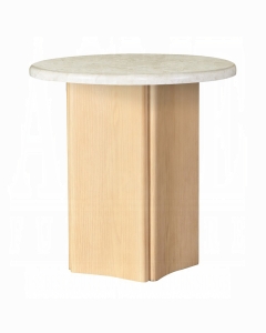 Qwin End Table W/Marble Top