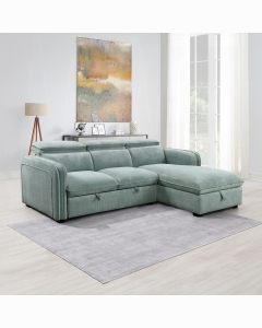 Zavala Sectional Sofa W/Sleeper & Storage