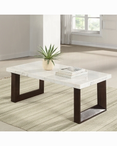 Edwyn Coffee Table w/Marble Top