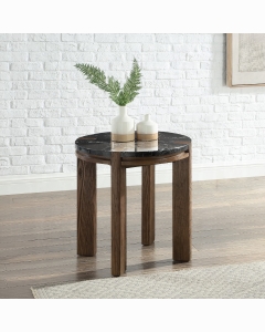 Estella End Table w/Marble Top