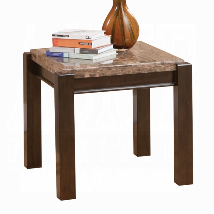 Dwayne End Table w/Marble Top