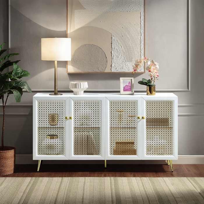 Gaerwn Console Cabinet W/Led