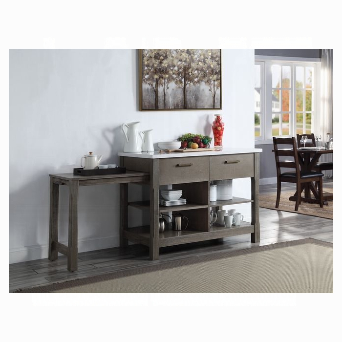 Feivel Kitchen Island W/Pull Out Table