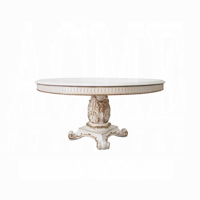 Vendome Round Dining Table W/Pedestal Base