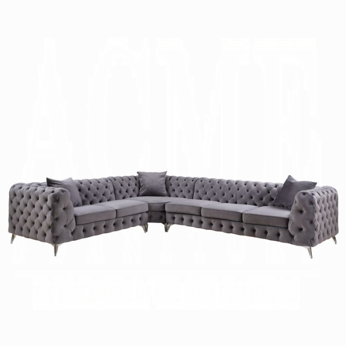 Wugtyx Sectional Sofa W/3 Pillows